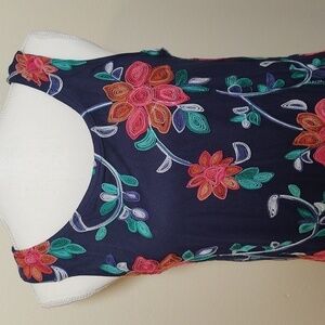 Signature by Robbie Bee Sleeveless Emroidered Women's Shift